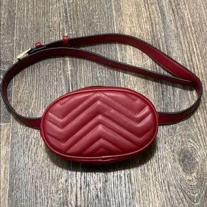 Red fanny pack new